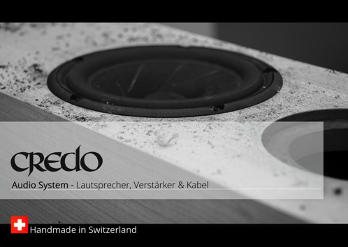 Credo Audio Brochures